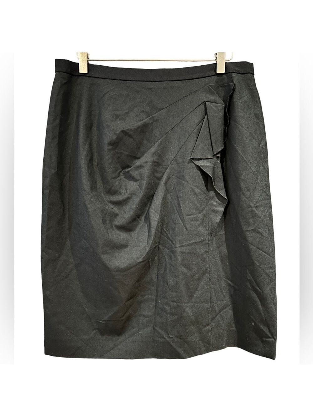 Ellie Tahari Wool Midi Skirt
